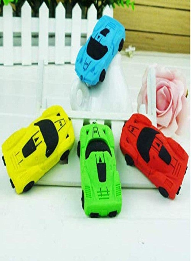 Tera13 TERA 13 Return Gifts for Kids - Car Shape Eraser Set (30 Pcs) for Boys, School Stationary Items, Tuition - Pencil Raser - Image 3